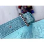 Louis Vuitton LV Women Nano Speedy Blue Monogram Empreinte Embossed Supple Grained Cowhide - immagine 8