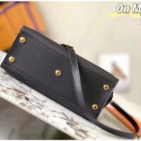 Louis Vuitton LV Women On My Side GM Handbag Black Calf Leather Perforated Calf’ (8)