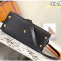 Louis Vuitton LV Women On My Side GM Handbag Black Calf Leather Perforated Calf’ (8)