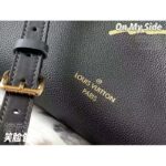 Louis Vuitton LV Women On My Side GM Handbag Black Calf Leather Perforated Calf - Image 9