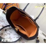 Louis Vuitton LV Women On My Side GM Handbag Black Calf Leather Perforated Calf - Image 7