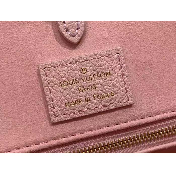 Louis Vuitton LV Women OnTheGo MM​ Gradient Pink Monogram Empreinte Embossed Cowhide Leather (7)