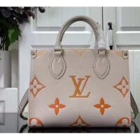 Louis Vuitton LV Women OnTheGo PM​ Neutral Gradient Monogram Empreinte Embossed Cowhide Leather (6)