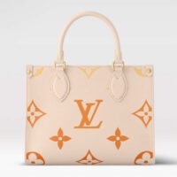 Louis Vuitton LV Women OnTheGo PM​ Neutral Gradient Monogram Empreinte Embossed Cowhide Leather