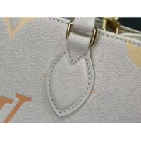 Louis Vuitton LV Women OnTheGo PM​ Neutral Gradient Monogram Empreinte Embossed Cowhide Leather (6)