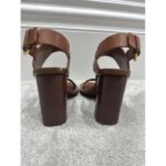 Louis Vuitton LV Women Sandal Cacao Brown Monogram Canvas Leather - Image 3