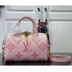 Louis Vuitton LV Women Seedy Bandoulière 20 Pink Embossed Supple Cowhide Leather M46518 – Image 3
