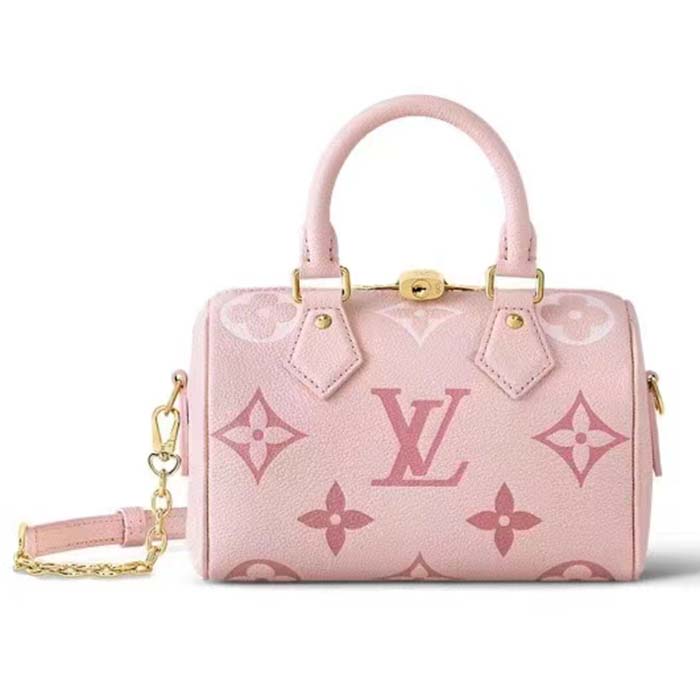 Louis Vuitton LV Women Seedy Bandoulière 20 Pink Embossed Supple Cowhide Leather