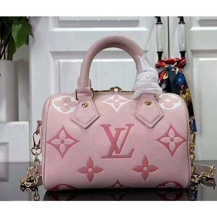 Louis Vuitton LV Women Seedy Bandoulière 20 Pink Embossed Supple Cowhide Leather (8)