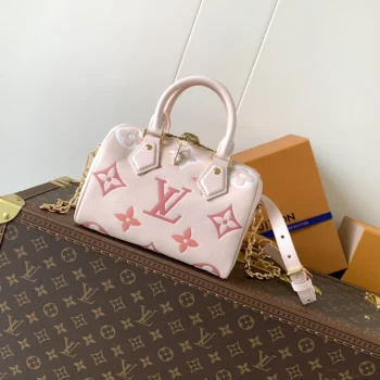 Louis Vuitton LV Women Seedy Bandoulière 20 Pink Embossed Supple Cowhide Leather M46518