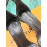 Louis Vuitton LV Women Sparkle Sandal Black Lambskin Leather Outsole 9.5 Cm Heel - Image 9