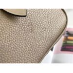 Louis Vuitton LV Women Speedy Bandoulière 20 Crème Beige Embossed Grained Cowhide Leather - Image 8