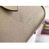 Louis Vuitton LV Women Speedy Bandoulière 20 Crème Beige Embossed Grained Cowhide Leather (11)