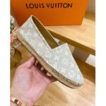 Louis Vuitton LV Women Starboard Flat Espadrille Beige Monogram Denim Rope Rubber - immagine 8