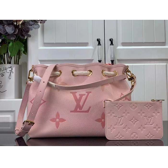 Louis Vuitton LV Women Summer Bundle Dégradé Rose Pink Embossed Supple Cowhide Leather (1)