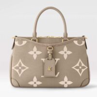Louis Vuitton LV Women Trianon PM Bag Beige Embossed Grained Cowhide Leather (10)