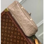 Louis Vuitton LV Women Trianon PM Bag Beige Embossed Grained Cowhide Leather - Image 6