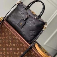 Louis Vuitton LV Women Trianon PM Bag Black Embossed Grained Cowhide Leather (7)