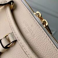 Louis Vuitton LV Women Trianon PM Bag Cream Embossed Grained Cowhide Leather (7)