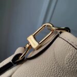 Louis Vuitton LV Women Trianon PM Bag Cream Embossed Grained Cowhide Leather - Image 10