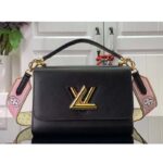 Louis Vuitton LV Women Twist MM Black Epi Grained Leather - Image 5