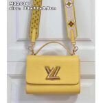 Louis Vuitton LV Women Twist MM Yellow Epi Grained Leather - Bild 2