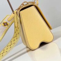 Louis Vuitton LV Women Twist MM Yellow Epi Grained Leather (9)