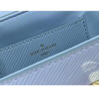 Louis Vuitton LV Women Twist PM Bag Bleu Nuage Blue Epi Grained Leather (1)