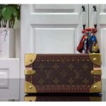 Louis Vuitton Unisex Coffret Trésor 24 Monogram Canvas Microfiber Lining Golden Brass - Bild 6