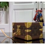 Louis Vuitton Unisex Coffret Trésor 24 Monogram Canvas Microfiber Lining Golden Brass - Bild 3