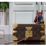 Louis Vuitton Unisex Coffret Trésor 24 Monogram Canvas Microfiber Lining Golden Brass - Bild 2