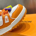 Louis Vuitton Unisex LV Trainer Maxi Sneaker Orange Mix of Materials Rubber - Imagen 8