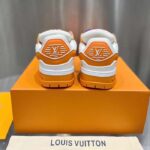 Louis Vuitton Unisex LV Trainer Maxi Sneaker Orange Mix of Materials Rubber - Imagen 7