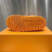 Louis Vuitton Unisex LV Trainer Maxi Sneaker Orange Mix of Materials Rubber (2)