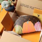 Louis Vuitton Unisex LV x YK Cosmetic Pouch Monogram Coated Canvas Colorful Pumpkin Print – Image 5