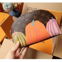 Louis Vuitton Unisex LV x YK Cosmetic Pouch Monogram Coated Canvas Colorful Pumpkin Print (1)