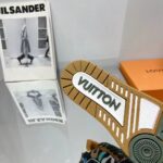 Louis Vuitton Unisex LV x YK LV Trainer Sneaker Khaki Green Camouflage-Printed Canvas Grained Calf – Image 10