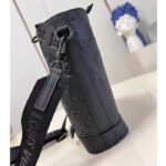 Louis Vuitton Unisex Noe Sling Black Calf Leather Textile Lining Drawstring Closure - Image 5