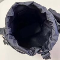 Louis Vuitton Unisex Noe Sling Black Calf Leather Textile Lining Drawstring Closure (2)
