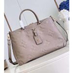 Louis Vuitton Unisex Trianon MM Tourterelle Gray Embossed Grained Cowhide Leather – Image 3