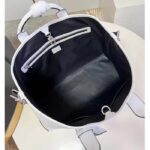 Louis Vuitton Unisex Weekend Tote NM Optic White Monogram Coated Canvas Taiga Cowhide - Image 8