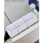 Louis Vuitton Unisex Weekend Tote NM Optic White Monogram Coated Canvas Taiga Cowhide - Image 5