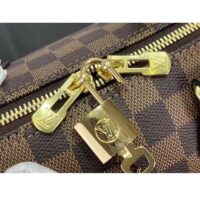 Louis Vuitton Women LV Braided Speedy 25 Handbag Damier Ebene Coated Canvas (5)