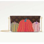 Louis Vuitton Women LV x YK Félicie Pochette Monogram Canvas Pumpkin Print