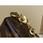 Louis Vuitton Women LV x YK Félicie Pochette Monogram Coated Canvas Pumpkin Print - Bild 8