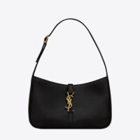 Saint Laurent YSL Women LE 5 A 7 Hobo Bag in Smooth Leather-Black (1)