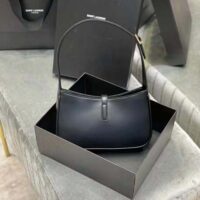 Saint Laurent YSL Women LE 5 A 7 Hobo Bag in Smooth Leather-Black (1)