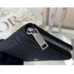 Dior Unisex CD Zipped Long Wallet Black Dior Oblique Jacquard – Image 10