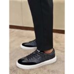 Dior Unisex Shoes B101 Sneaker Black CD Diamond Canvas Smooth Calfskin Nubuck - Bild 11