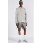 Dior Unisex Shoes B101 Sneaker Gray CD Diamond Canvas Smooth Calfskin Nubuck - Image 13